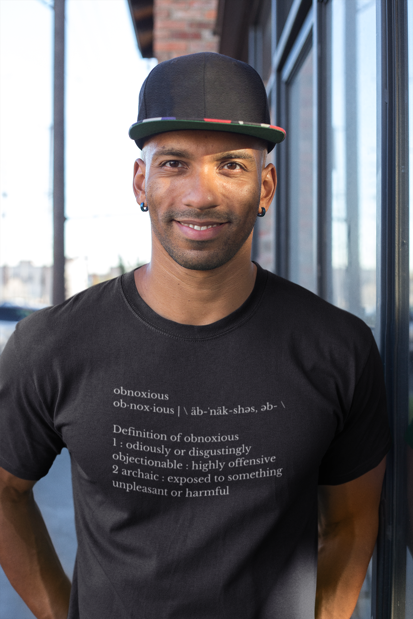 Obnoxious Definition - Obnoxious Apparel - Funny Offensive Shirts Men