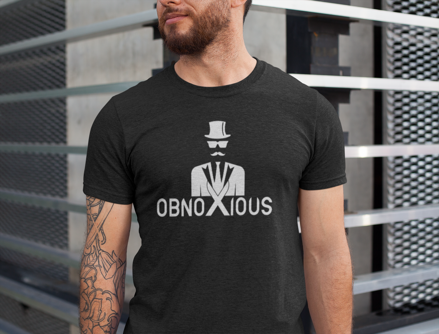 1 Obnoxious Classic Logo - Obnoxious Apparel Funny Offensive Shirts for Men