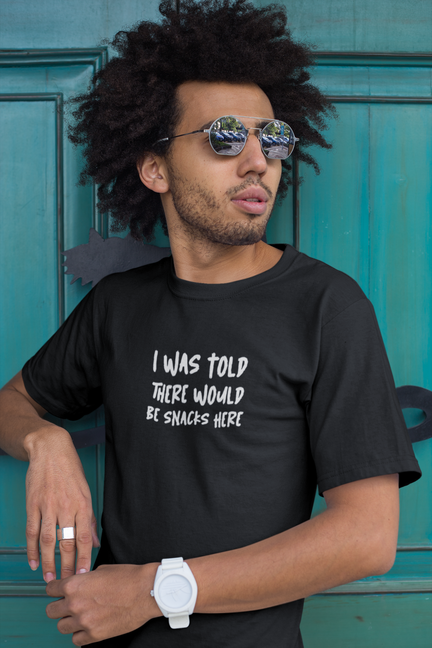 I was told there would be snacks here -  Obnoxious Apparel - Funny Offensive Shirts for Men