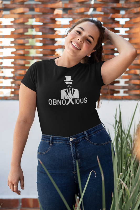 Woman - Obnoxious Classic Logo - Obnoxious Apparel - Funny Offensive Shirts for Women