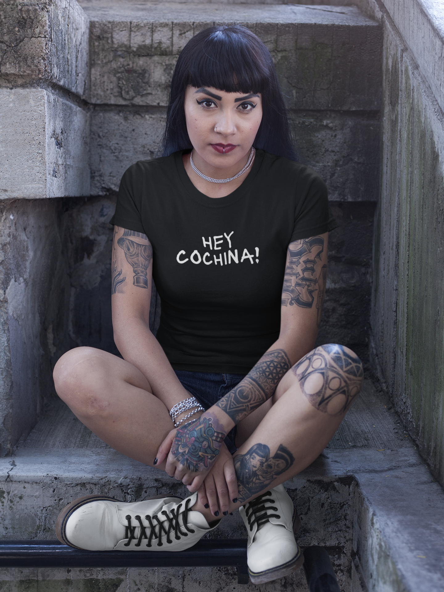 Women Hey Cochina - Obnoxious Apparel - Funny Offensive Shirts