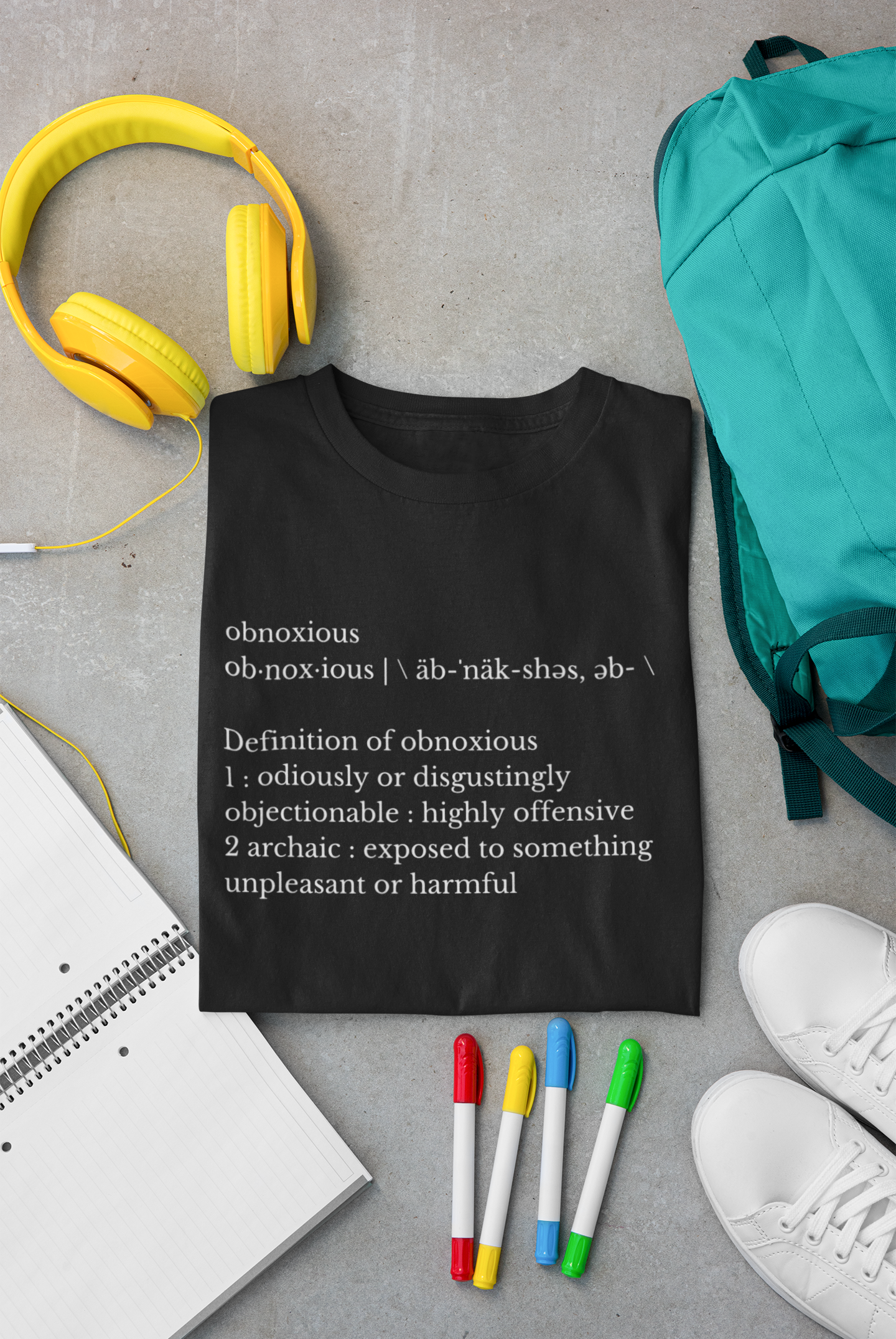 1 Obnoxious Definition Shirt Obnoxious Apparel Funny Offensive Shi